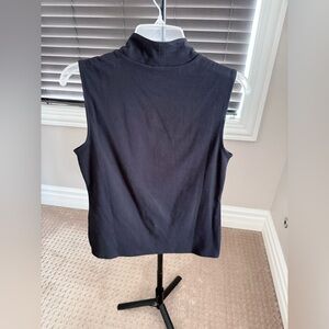 White House Black Market Sleeveless Black Top